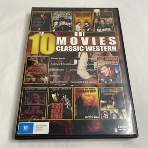 10 Movies Classic Western DVD Region 4 GC-VGC Fast Free AUS Post - Picture 1 of 13