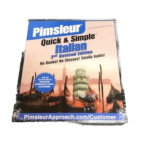 Pimsleur Quick and Simple Italian (4 Audio CDs) 2nd Revised Edition NEW - Picture 1 of 6