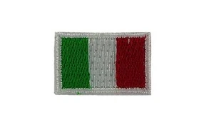 Flag patch italia italy italian backpack embroidered iron on small size - Picture 1 of 1