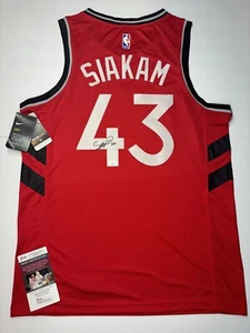 Pascal Siakam Signed Jersey JSA authentication Toronto Raptors Autographed - Picture 1 of 6
