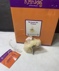 KRINKLES MOUSE Mini Spooky Pets Halloween Christmas Ornament Dept 56 - Picture 1 of 9