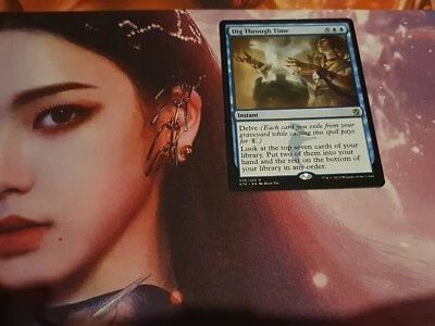 MTG Dig Through Time Rare Khan's of Tarkir - Image 1 of 2