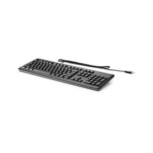 HP USB-Tastatur, QY776AA, schwarz, Niederländisches Layout QWERTY, OVP - Bild 1 von 1