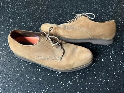 Zapatos de vestir informales Florsheim Oxford para hombre talla 12 M marrón gamuza con cordones 15089-252 Foto 1 de 4