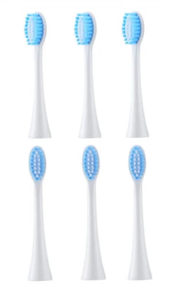 MARKENLOS Confezione da 6 testine per ApaCare / goo sgo / SHOUBIAO nuovo aggiornamento bianco