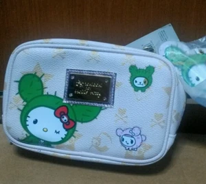 TOKIDOKI for Hello Kitty Collab Hand Pouch w/ Mirror Sanrio 2008 Japan - New - Picture 1 of 3