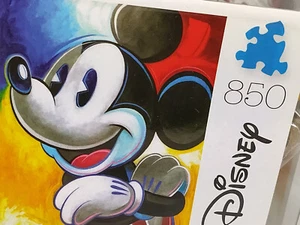 Disney Brainwright Mickey Mouse Puzzle Arte Póster 850 piezas - Imagen 1 de 8