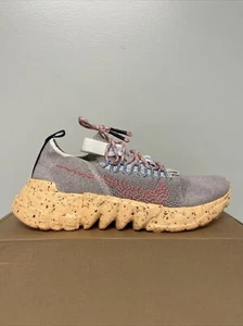 Nike Space Hippie 01 Vast Grey/Melon Tint Running Shoes Men's 9 Women's 10.5 - Picture 1 of 5