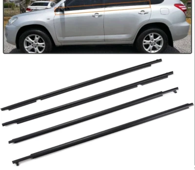 Moldura de cinturón de tira de tira de impermeabilización sello ventana exterior para Toyota RAV4 2006-2012 EE. UU. Foto 1 de 4