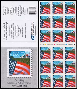 Scott #3450a First Class Flag over Farm Booklet of 18 Stamps - MNH - Picture 1 of 1