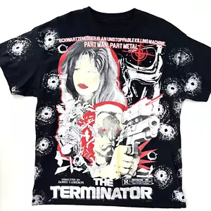 Backstock Co The Terminator Arnold Schwarzenegger AOP Negro Para Hombres XL Doble Cara - Imagen 1 de 10