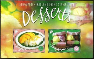 2015 SINGAPORE - THAILAND Joint Stamp Issue SS - Singapore Issue - Picture 1 of 1
