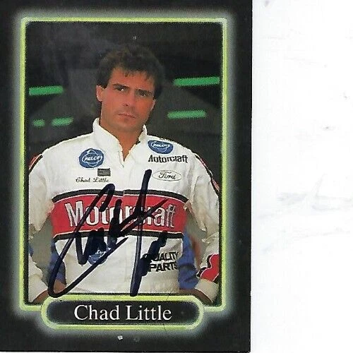 CHAD LITTLE SIGNED 1990 MAXX RACING #120 - NASCAR - Image 1 of 1