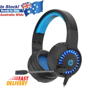 HP DHE-8011UM USB + 3.5mm with LED Stereo Gaming Headset - Picture 1 of 1