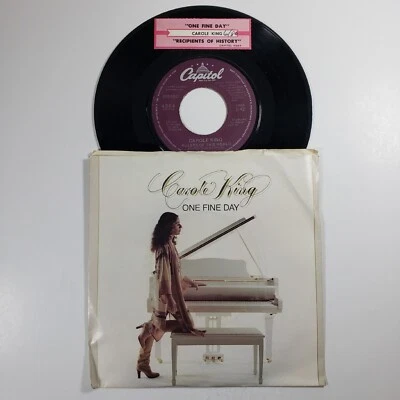 Carole King "One Fine Day" 45 Vg+ Tested Picture Sleeve Jukebox Title Strip  - Image 1 of 4