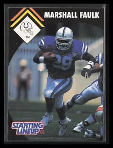 MARSHALL FAULK 1995 Starting Lineup Card Colts - Picture 1 of 2