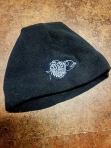 Black BEANIE Winter Fishing Fashion HAT Unisex DEADFISH Company Warm Stylish - Picture 1 of 2