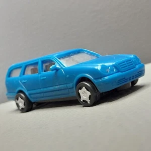 Mercedes-Benz E Class Miniature Plastic Model Car Mercedes Merc Blue 1990s - Picture 1 of 20