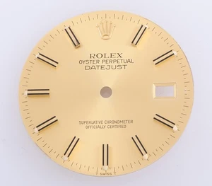 Rolex Mens Datejust 36mm Champagne Dial, Black Stick Marker -T Swiss T #D2 - Picture 1 of 5