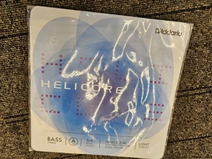 D'Addario HH613 3/4L Helicore Hybrid Bass A String 3/4 Scale Light Tension - Picture 1 of 5