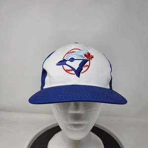 DE COLECCIÓN Toronto Blue Jays Gorra Gorra Snap Back Azul Blanco MLB Béisbol Hombres Años 90 - Imagen 1 de 8