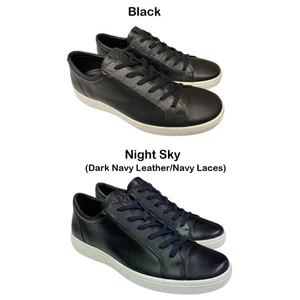 ECCO Men's Soft 7 City Full Grain Leather Sneaker with Leather Molded Insole - Picture 1 of 13