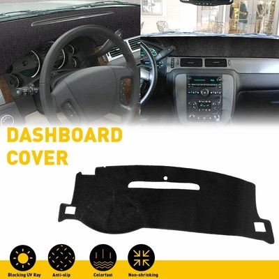 Dash Mat Cover for 2008-2012 2013 Chevy Silverado 1500 2500HD 3500 3500HD GMC EC Foto 1 de 4