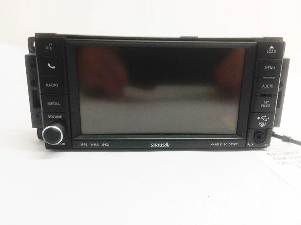 Dodge Ram 1500 2500 2011 radio AM FM reproductor de CD DVD receptor con identificación de navegación RHB Foto 1 de 4