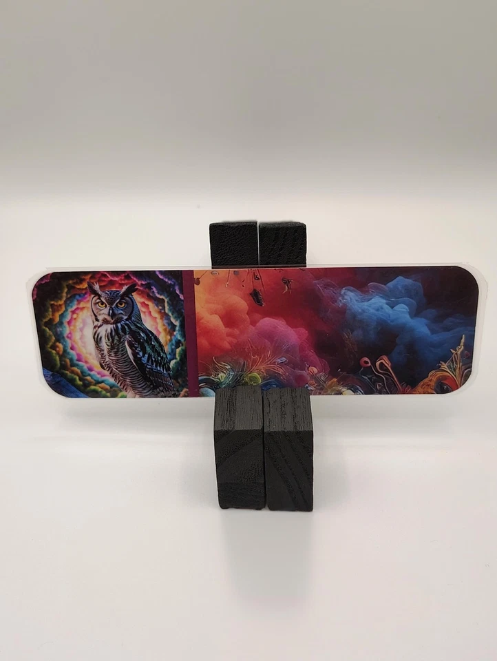 Cosmic Owl Dreamscape – Laminated Bookmark - Image 1 of 1