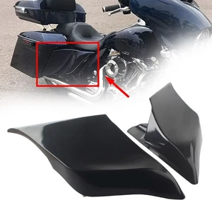 For Harley Street Road Glide Touring Unpainted 14+ Extended Stretched Side Cover - Picture 1 of 11
