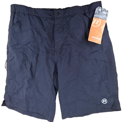 NUEVO Pantalones Cortos Dobles Acolchados Novara Exposure Para Hombres GRANDES Negros Ciclismo de Montaña $59.50 Foto 1 de 4