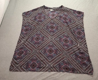 Топ пончо женский O'Neill L абстрактный цветочный геометрический богемное пляжный отдых - Изображение 1 из 4