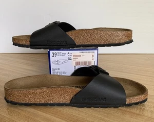 Sandalias Mujer Birkenstock Madrid Negras US 8 EU 39 UK 5.5 - Imagen 1 de 10