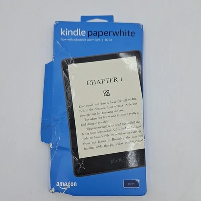 Lector de libros electrónicos Amazon Kindle Paperwhite 16 GB, 6,8" - Denim ~ NUEVO Foto 1 de 4
