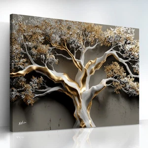 Leinwand Bilder Landschaft Baum Wanddeko Gemälde Wandbilder XXL Wohnzimmer 8694 - Bild 1 von 7