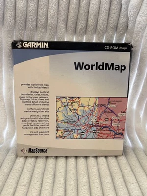2004 Garmin CD-Rom World Maps 010-10215-01 v3.02 (Disk Still Sealed) - Image 1 of 4