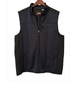 Orvis Mens Vest Grey Fishing Full Zip Pockets Polyester Outdoor Comfort - Picture 1 of 4