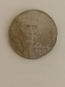 2018 D Jefferson Nickel DOUBLING ERRORS $.05 U.S. Coin - Picture 1 of 9