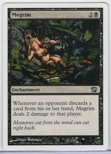 1x Megrim - MTG Core Set 8th Edition - Near Mint - Foto 1 di 1