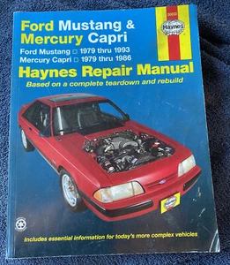Ford Mustang & mercury capri 1979-93  1979-86 Haynes repair manual 36050 - Picture 1 of 2