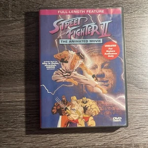Street Fighter 2 II: The Animated Movie (DVD, 1994) Unrated Full Length Feature - Foto 1 di 10