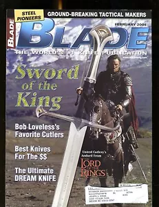 Blade Magazine Februar 2004 Anduril Herr der Ringe EX mit ML 012417jhe - Bild 1 von 1