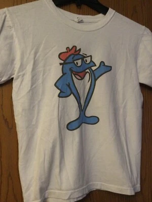 Charlie Tuna - Mascota animada para el atún más fuerte - Camisa blanca - Yunque - Juvenil M Foto 1 de 3