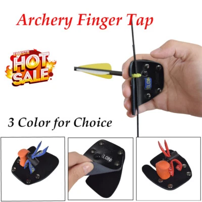 1PCSArchery Finger Tab Finger Protector Tab for Recurve Bow Right Handed 3Color  - Image 1 of 4
