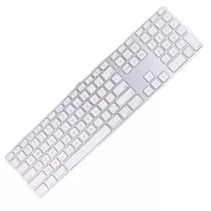 Genuine apple IMAC Keyboard Wired A1243 USB Port Numeric Pad Silver - Picture 1 of 6