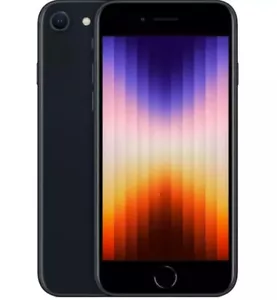 iPhone SE 3rd Gen (2022) 5G 64GB Midnight Unlocked A+++. 100% Battery Health - Picture 1 of 5