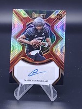 2023 Panini Select Draft Picks Football Malik Cunningham RC AUTO Prizm[cikeB4]