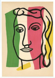 Fernand Leger 1952 litografia 76899104 - Foto 1 di 1