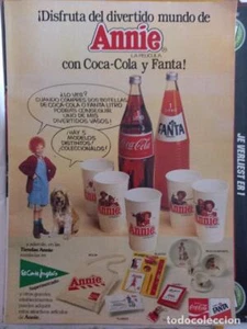 clippings s 2233 Vintage Werbung Fanta Coca Cola Kokosnuss Annie Aileen Quinn - Bild 1 von 1