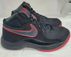 Nike Overplay VII 511373-003 Basketball Shoes Sneaker Black Red Mens Size 9 GIFT - Picture 1 of 12
